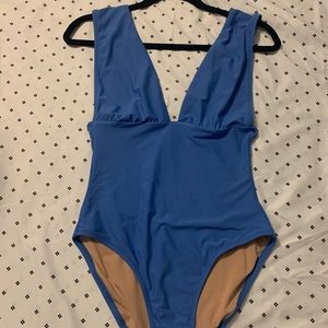 J.Crew One Piece Bathing Suit - baby blue